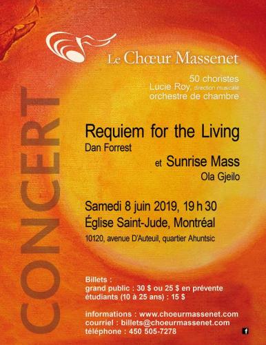 Chœur Massenet : Requiem for the Living - 2019